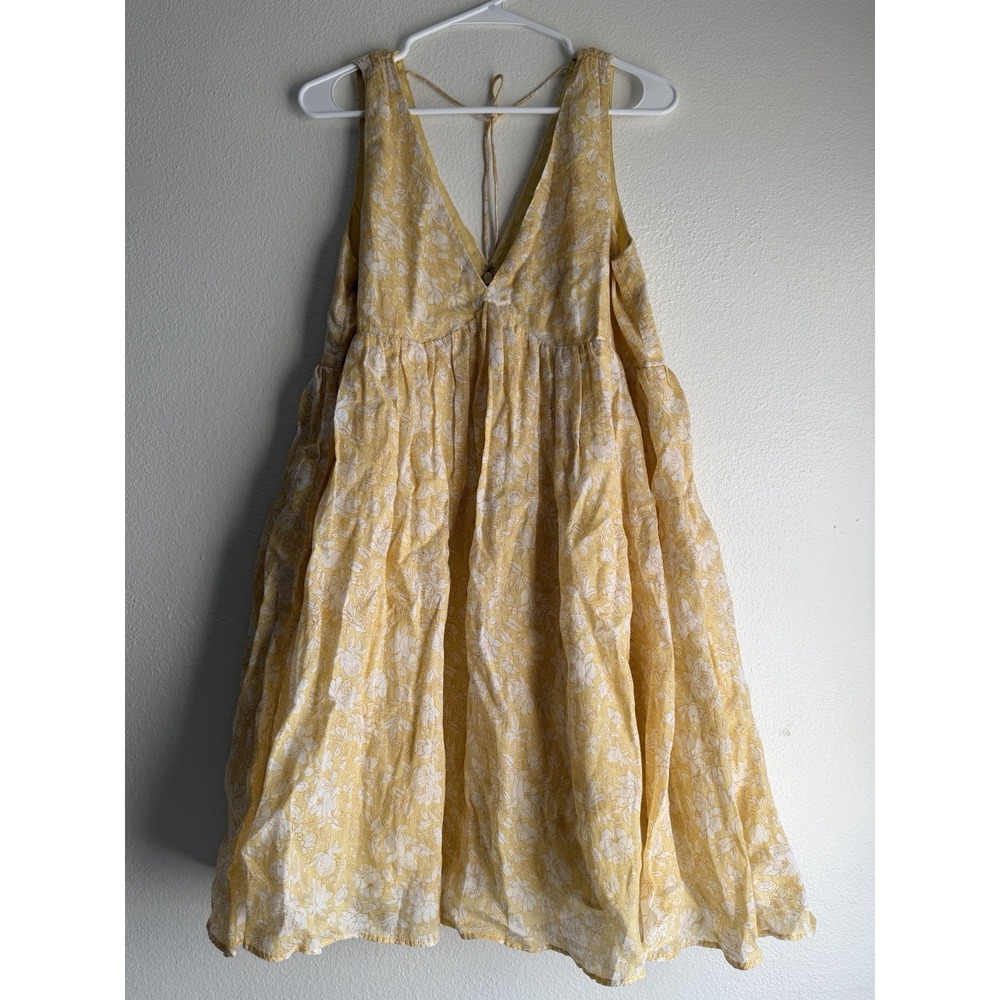 J. Crew Factory Yellow Floral Mini Dress